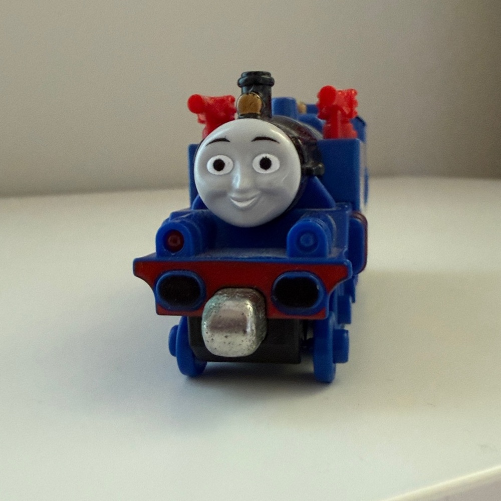 Thomas the Train Toys "Belle" Blue Train with signature red water cannon